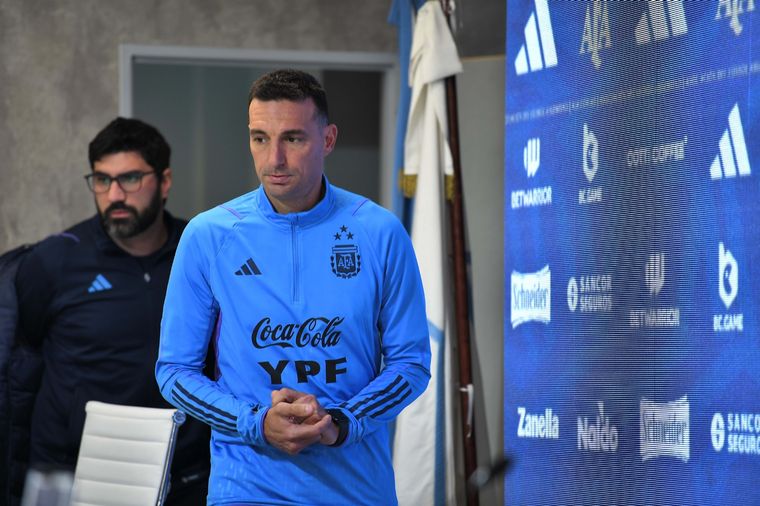 Scaloni dejó afuera a Ortega y Maffeo. Foto: Télam