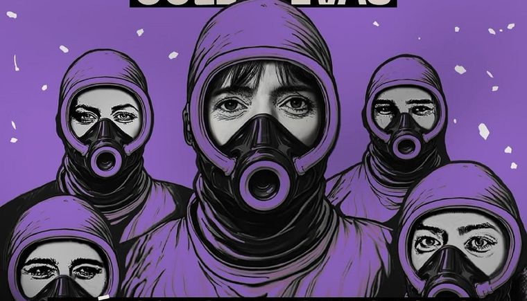 Desde la organización de Ni Una Menos compartieron una imagen siguiendo el estilo de El Eternauta para convocar a la manifestación del miércoles.