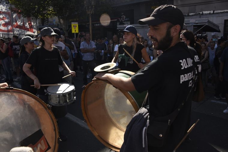 Marcha de los jubilados Foto: Juan Mateo Aberastain/MDZ
