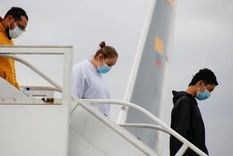 201 colombianos llegaron al país este martes tras ser deportados de EE.UU. Foto: X