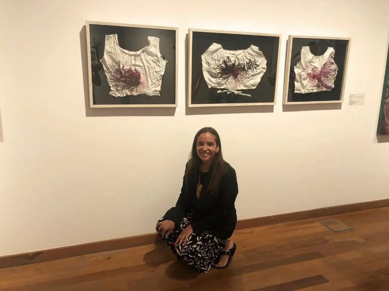Las obras de Julieta Corrales en exposiones en Buenos Aires. Las obras de Julieta Corrales en exposiones en Buenos Aires.
