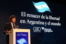 Milei y un discurso en una jornada atravesada por el tratamiento de la ley Bases y el paquete fiscal Foto: Prensa Gobierno