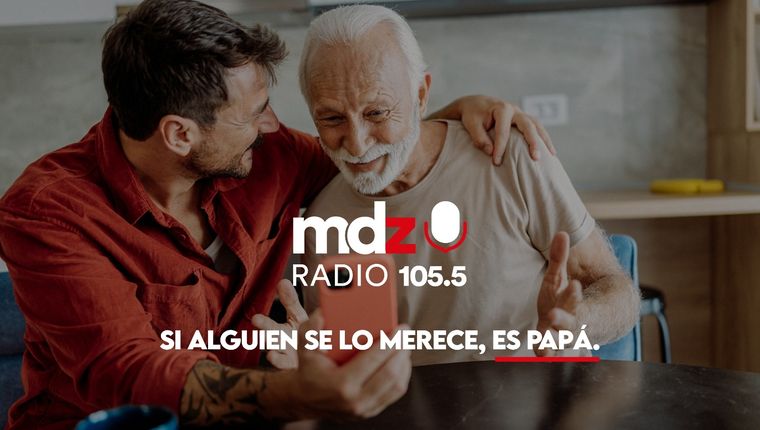 Durante todo junio, MDZ Radio 105.5 FM celebra junto a vos el mes del padre Foto: Archivo MDZ