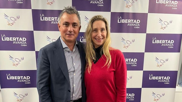 Sebastián Pareja y Karina Milei, conducido y conductora en el nuevo esquema de poder mileísta.&nbsp;
