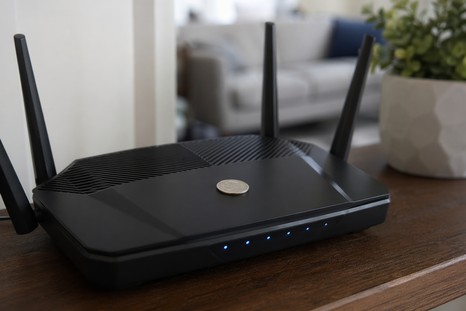 El truco de poner una moneda sobre el router se viralizó, pero no tiene respaldo técnico. El truco de poner una moneda sobre el router se viralizó, pero no tiene respaldo técnico.