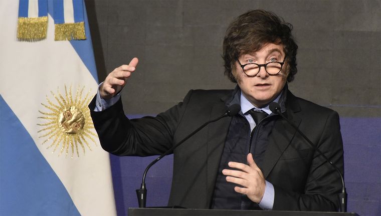 El presidente Javier Milei Foto: Juan Mateo Aberastain/MDZ