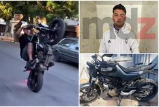 En las redes sociales, Luis Di Lorenzo se muestra realizando peligrosas maniobras en la vía pública. Foto: MDZ.