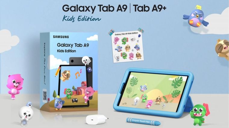 La Samsung Galaxy Tab A9 Kids Edition incluye un entorno seguro para los más pequeños. La Samsung Galaxy Tab A9 Kids Edition incluye un entorno seguro para los más pequeños.