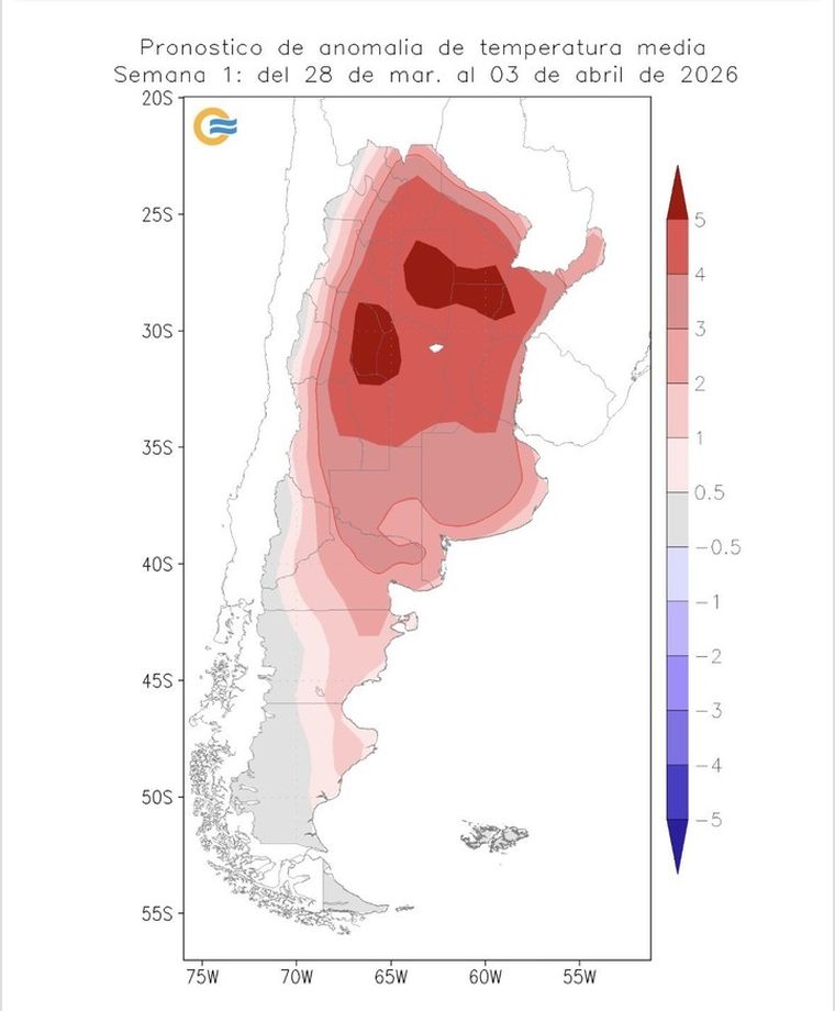 Las regiones más afectadas en este regreso del calor. Las regiones más afectadas en este regreso del calor.