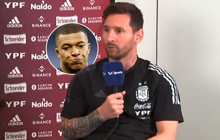 Messi Leo y una advertencia a Mbappé por las Eliminatorias.