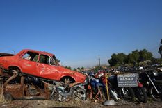 La playa de secuestros de la Policía de Mendoza Foto: ALF PONCE / MDZ