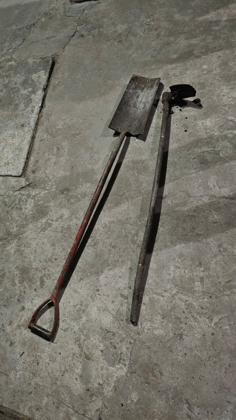 Los elementos que encontraron en el domicilio. Los elementos que encontraron en el domicilio.