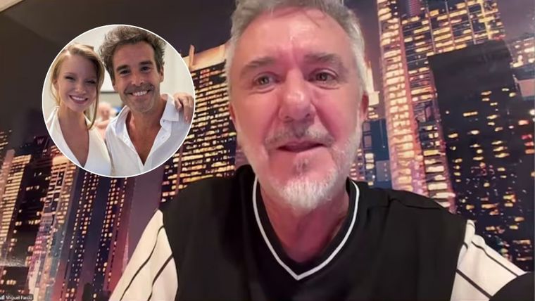 Miguel Pardo, el productor teatral y suegro, que confesó su admiración por Cabré. / Captura TV