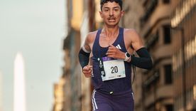 Ignacio Erario, el mejor argentino en la Media Maratón de Buenos Aires.&nbsp;