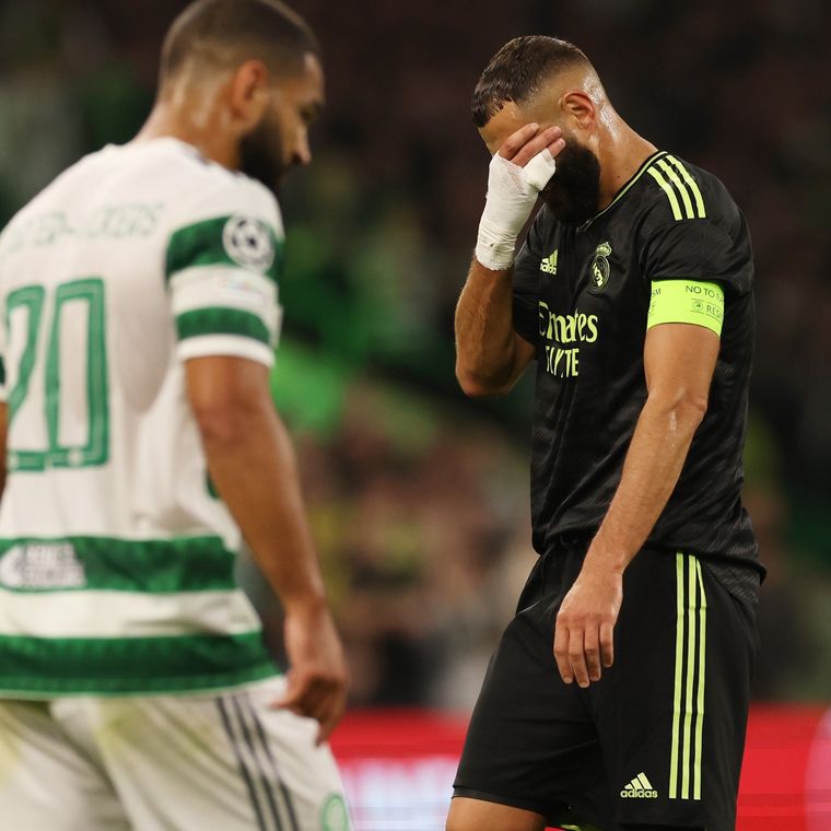Sufre el Real Madrid: se lesionó Benzema.
