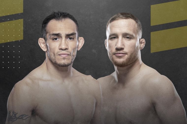 Ferguson y Gaethje pelearán por el título de peso ligero interino. UFC Foto: UFC