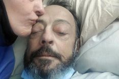 luchando por su vida: la foto de cabito internado