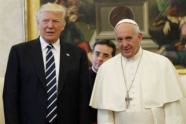Papa Francisco y Donald Trump. Foto: Archivo MDZ