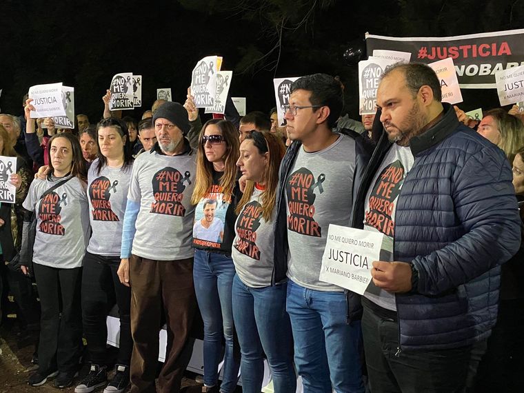 Familiares de Mariano Barbieri marcharon para pedir justicia Foto: Milagros Moreni/MDZ