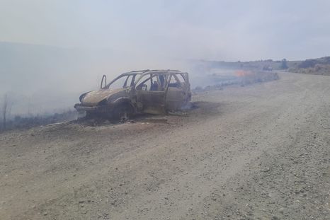 El fuego se originó por el incendio de un vehículo sobre la banquina de la Ruta Provincial 34, cerca del acceso principal al parque nacional Quebrada del Condorito. El fuego se originó por el incendio de un vehículo sobre la banquina de la Ruta Provincial 34, cerca del acceso principal al parque nacional Quebrada del Condorito.