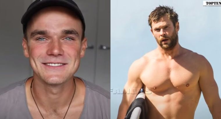 Así cambió su cuerpo con la rutina del actor.