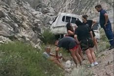 El accidente de transito se produjo en al Curva de Guido.&nbsp;