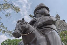 Escultura de Botero, en Medellín. Foto: Alcaldía de Medellín
