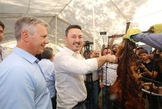 El ministro de Defensa Luis Petri estuvo el fin de semana en General Alvear, Mendoza, disfrutando de un asado Foto: X @luispetri