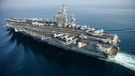 El USS Nimitz ya se encuentra en mar argentino.