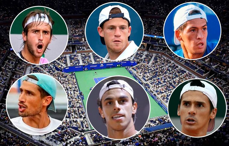 US Open Los argentinos enfrentarán un duro cuadro en el US Open.
