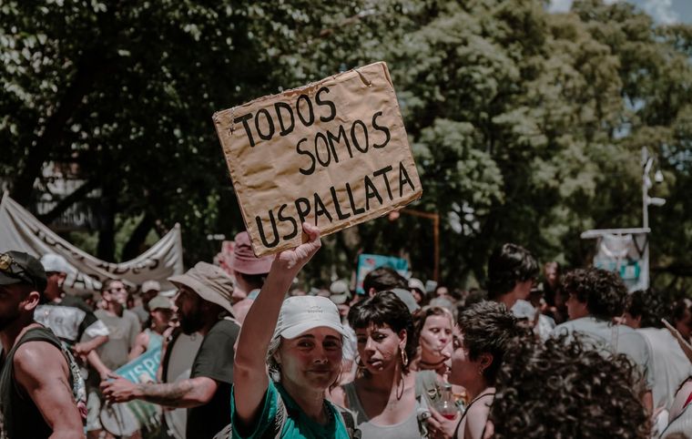 Hay movilizaciones contra San Jorge. El Gobierno cree que no son convocantes. Hay movilizaciones contra San Jorge. El Gobierno cree que no son convocantes.