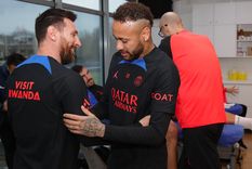 Messi respondió el posteo de Neymar.