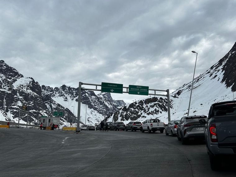 La frontera se encuentra habilitada para todo tipo de vehículos Foto: Andrea Ginestar