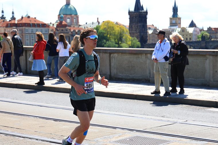 El running no tiene fronteras. El mendocino Franco Macello en la Maraton Internacional de Praga. El running no tiene fronteras. El mendocino Franco Macello en la Maraton Internacional de Praga.