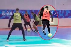 El video de la Scaloneta jugando futsal es parte del documental Selección argentina camino a Qatar, de Amazon.