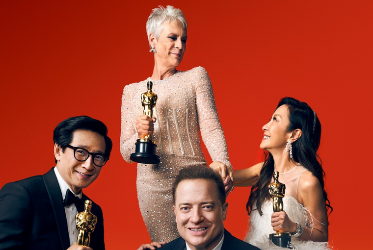 Los flamantes ganadores de los premios Oscar 2023. Foto: Instagram