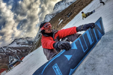 Rodrigo disfruta de Las Leñas. Foto: Instagram @rodrigo.g.arias