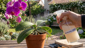 El truco para potenciar el crecimiento de tus orquídeas en casa.&nbsp;