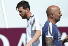 ¿que paso entre messi y sampaoli en su reencuentro en el clasico frances?