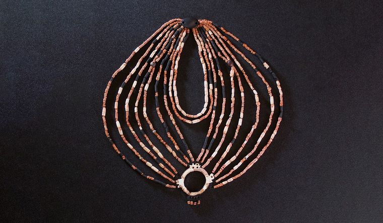 reliquia collar Petra El collar, exhibido en el Museo de Petra. Foto: yu.edu.jo