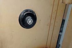 Los delincuentes reventaron la caja fuerte del supermercado.