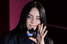Billie Eilish en la entrega de los premios.