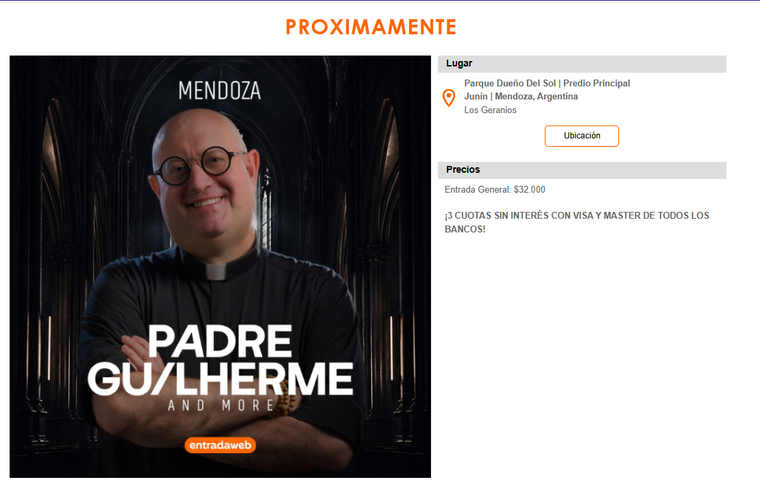 El cura DJ en Mendoza. El cura DJ en Mendoza.