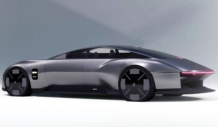 Este el concepto del Apple Car 1, sobre el cual la empresa trabajaba Foto: Apple