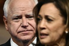 Kamala Harris escogió a Tim Walz, de 60 años, curtido en la política y con un pasado en la docencia, como su número dos. Foto: GETTY Images
