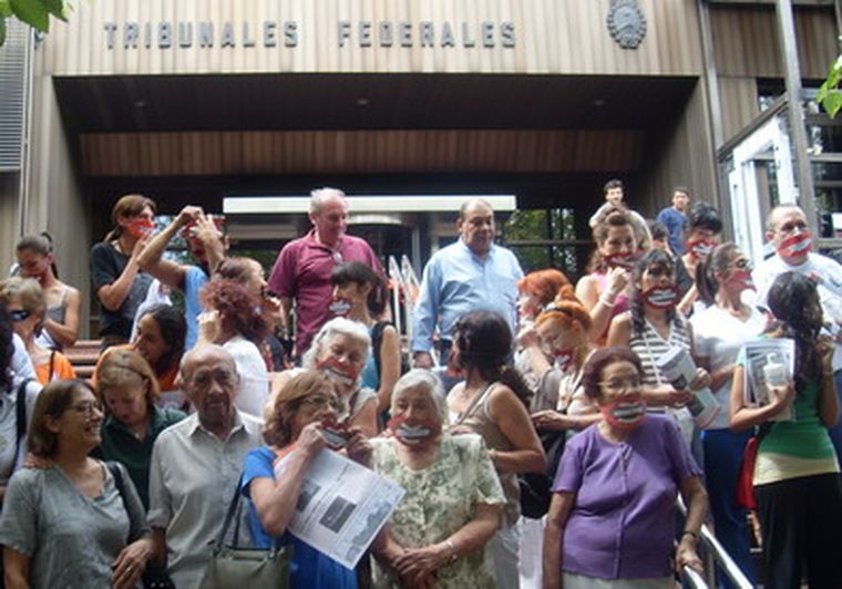 Mi boca grita justicia leían los carteles. Foto: MDZ