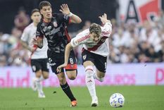 River Plate enfrentará a Barracas Central el próximo lunes 12 de mayo. La última vez que se enfrentaron, el año pasado, el Millonario goleó 3-0 en el Monumental. Foto: Fotobaires