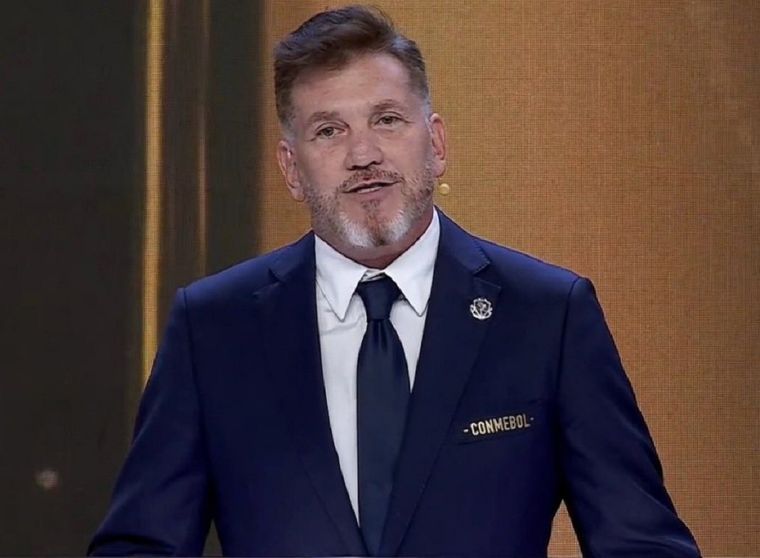 Alejandro Domínguez se pronunció tras las amenazas de Leila Pereira, la presidenta de Palmeiras. Foto: captura de TV