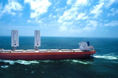 MDZol | El barco de velas rígidas en medio de una prueba en el mar Foto: BBC