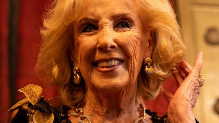 Cómo se ve Mirtha Legrand en la foto filtrada. Foto: Instagram: @mirthalegrand